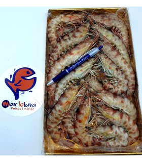 LANGOSTINO CRUDO MEDITERRANEO GG. Caja 1kg.(10/20P)